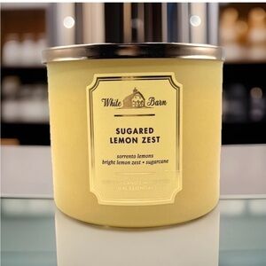 Bath & Body Works 3-Wick Candle- Sugared Lemon Zest (14.5 oz)